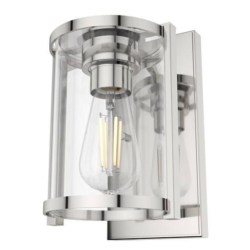 Astwood 1 Light Wall Sconce | Polished Nickel - Clear | Item 19961
