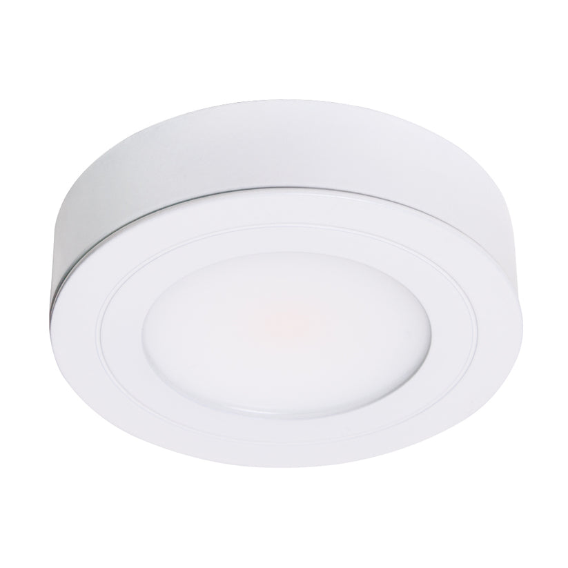 PureVue White Under Cabinet LED Puck Light