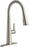 allen + roth Bryton Stainless Steel Single Handle Pull-down Kitchen Faucet with Deck Plate
