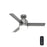Hunter Fans - Gilmour Outdoor with LED Light and Remote Control 44 inch Matte Silver - Item 51845