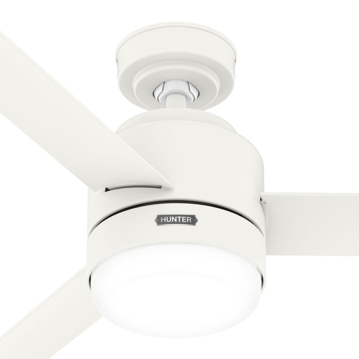 Hunter Fans -Gilmour Outdoor with LED Light and Remote Control 44 inch Matte White - Item 51846