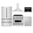 ZLINE Kitchen Package with Refrigeration, 36 in. Stainless Steel Dual Fuel Range, 36 in. Convertible Vent Range Hood, 24 in. Microwave Drawer, and 24 in. Tall Tub Dishwasher (5KPR-RARH36-MWDWV)