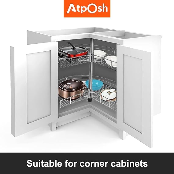 Kitchen Enhanced 270 Revolve Basket for Corner Cabinet