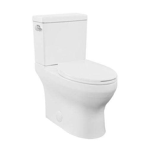 Classe Two-Piece Elongated Left Side Flush Handle Toilet 1.28 gpf