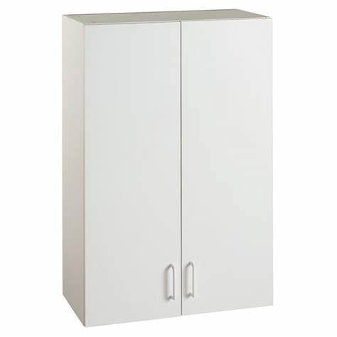 Stor-It-All 23.75-in W x 35.5-in H Wood Composite White Wall-mount Utility Storage Cabinet