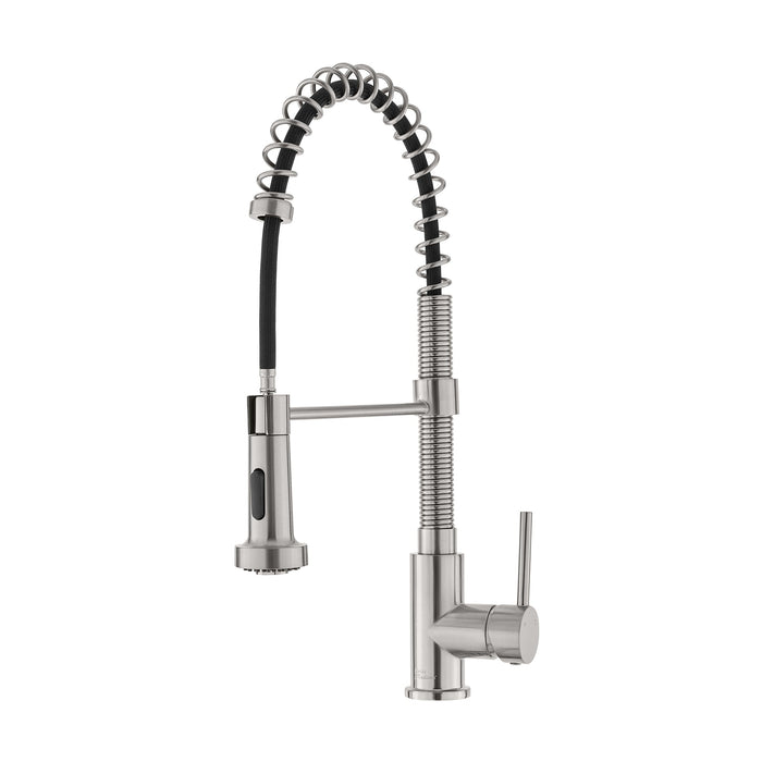 Nouvet Single Handle, Pull-Down Kitchen Faucet in Brushed Nickel Free Shipping