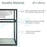 Pierre 36 Single, Open Shelf, Chrome Metal Frame Bathroom Vanity (Black)