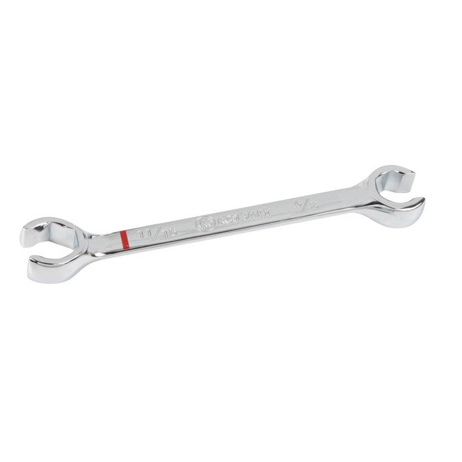 Kobalt 5/8-in x 11/16-in 6-point Standard (SAE) Flare Nut Open End Wrench