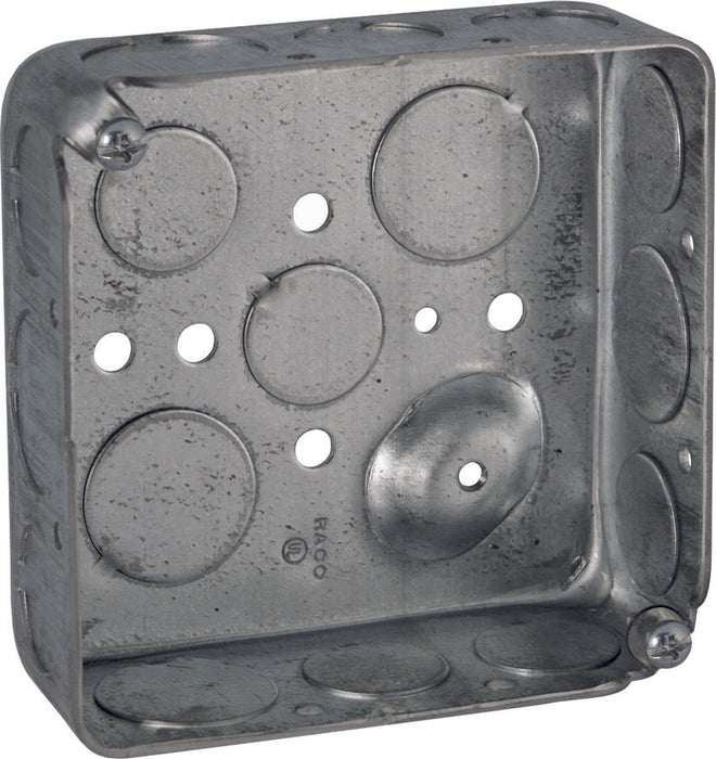 Raco 8192 4 Inch Square Steel Outlet Box
