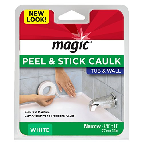 Magic Peel & Stick Caulk Tub & Wall White