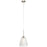 Kichler Brushed Nickel Transitional Clear Glass Cone Mini Pendant Light