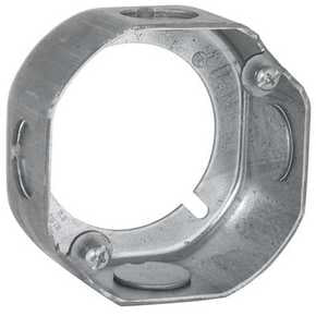 1/2 in. Steel Octagon Extension Ring, Silver