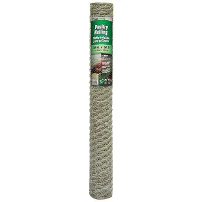 1 in. x 3 ft. x 50 ft. 20-Gauge Galvanized Poultry Netting