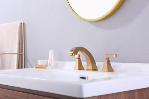 RATEL 3 HOLES BATHROOM FAUCET WITH POP-UP INCLUDED - CHAMPAGNE BRONZE