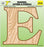 Wood 7" Poly Letter E