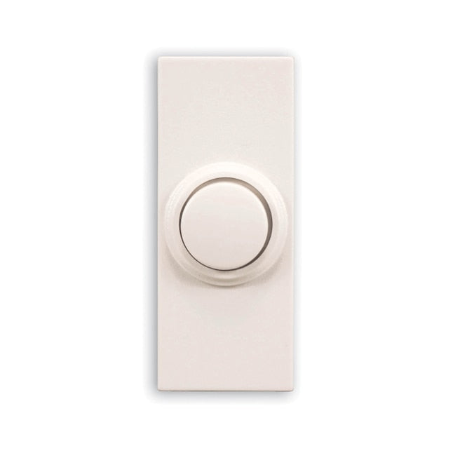 Style Selections White Doorbell Button (Batteries Included)
