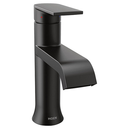 Moen Genta™ Single Handle Centerset Bathroom Sink Faucet with Pop-Up Drain Assembly in Brushed Nickel