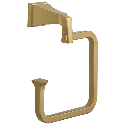 Delta Faucet Dryden Towel Ring, Champagne Bronze, Bathroom Accessories, 75146-CZ 3.50 x 6.00 x 3.50 inches
