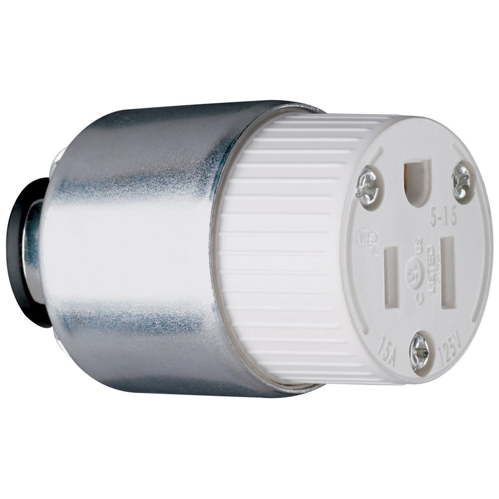 Ps515cacc20 Armored Connector w/ Thermoplastic Body, 15A, 125V.