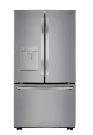 LG 29 cu ft. French Door Refrigerator Linear Door Cooling in Stainless Steel