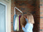 InstaHANGER Closet Organizer, The Original Folding Drying Rack, Wall Mount