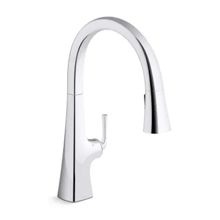 Graze - Kitchen sink faucet with KOHLER® Konnect™ and voice-activated technology