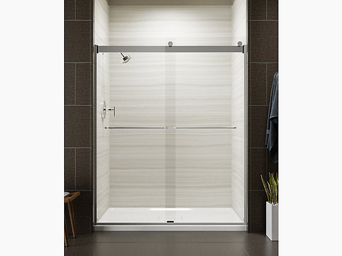 Kohler Levity 74" High x 59-5/8" Wide Bypass Frameless Shower Door with Clear Glass Model:K-706015-L-MX