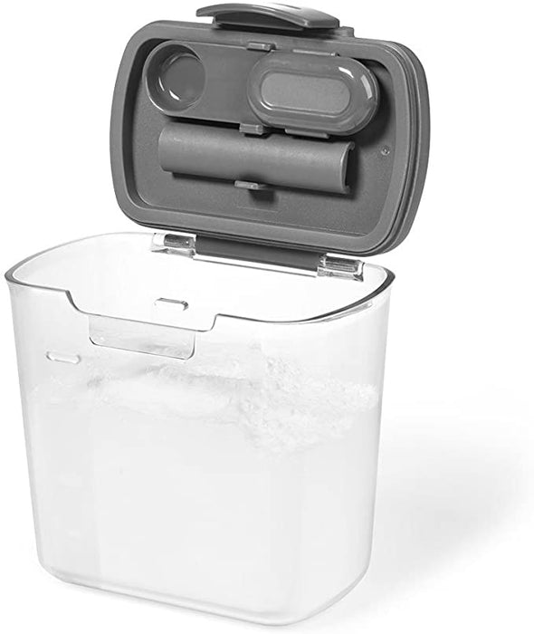 Starfrit 094381 ProKeeper Plastic Storage Container (for Powdered Sugar: 1.3L/770g/ 27.2oz), Clear