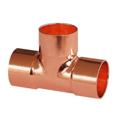 1/2 Straight Buttweld Copper Tee
