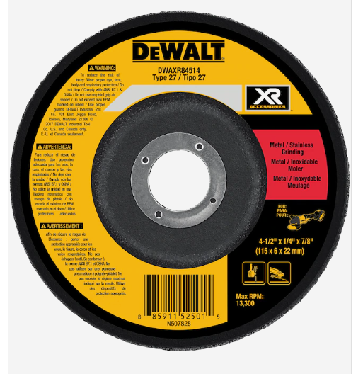 DEWALT XR Ceramic 4.5-in 24-Grit Grinding Wheel