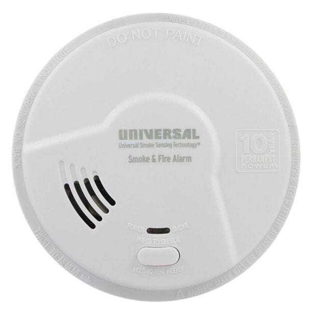 Universal Security Instruments  10-Year Battery AC Hardwired Combination Smoke and Carbon Monoxide Detector