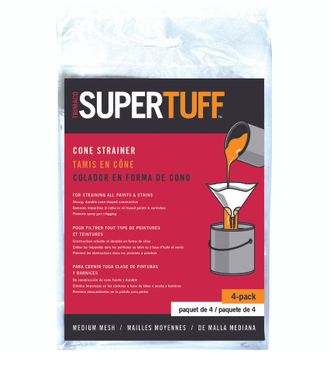Trimaco Supertuff Paint Strainers Medium Cone