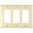 Copy of P&S TP263-W TRADEMASTER PLATE 3-GANG 3 DECORA Almond