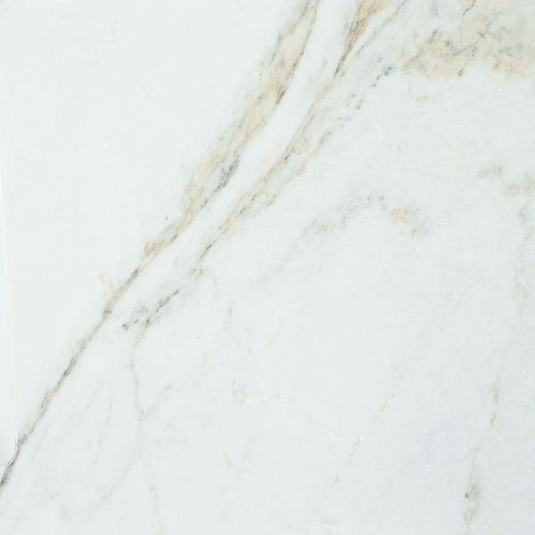 31 in. W x 22 in. D Marble Single Sink Vanity Top in Arabescato Venato with White Sink
