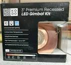 KODO Premium Downlight 3 in. Copper Integrated LED Recessed Gimbal Kit