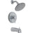PROFLO® Orrs Single Handle Tub & Shower Faucet Trim Includes Single Function Showerhead and Slip-fit Spout with Diverter in Polish Chrome