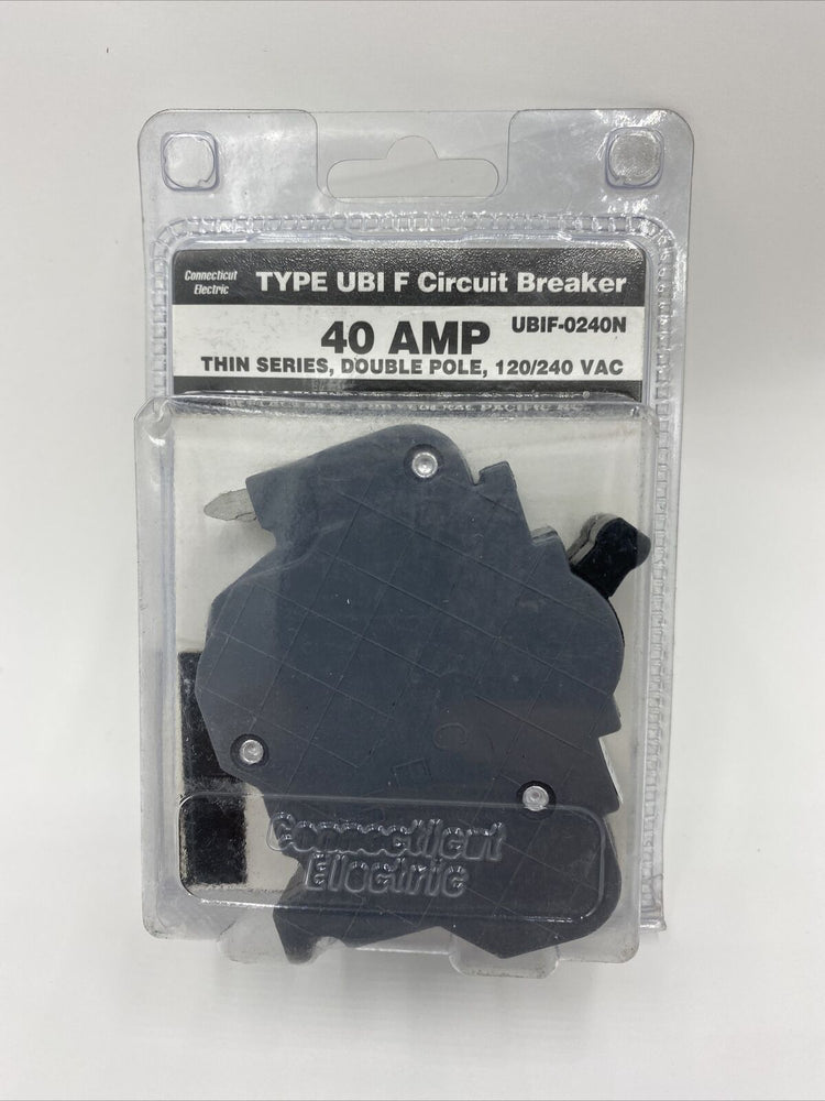 New UBIF Thin 40 Amp 1 in. 2-Pole Federal Pacific Stab-Lok NC240 Replacement Circuit Breaker