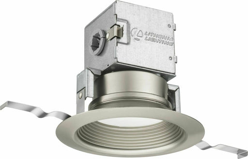 Lithonia Lighting 4'' Brushed Nickel Integrated LED Canless Recessed Light Kit