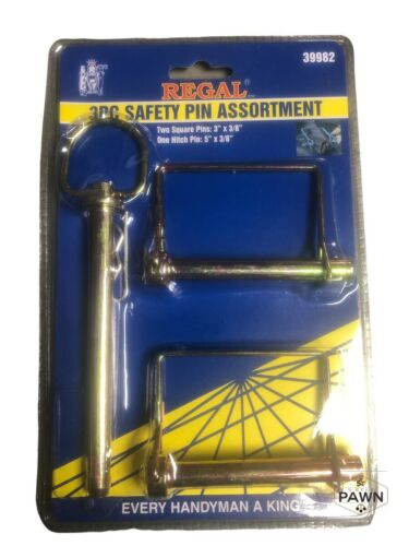 Regal 3 Pc Safety Pin Assortment