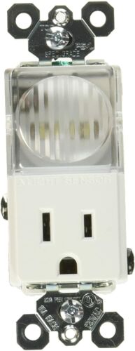 Pass & Seymour (2) TM8HWL-WCC Decorator Nightlights with 1 Outlet, White