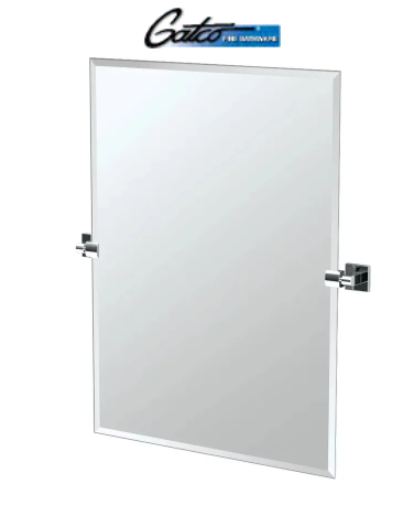 Gatco Elevate 24" x 19-1/2" Frameless Bathroom Mirror