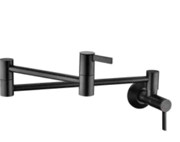 Top Rated LUXIER Contemporary 2-Handle Wall-Mounted Pot Filler in Oil Rubbed Bronze