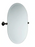 Delta Porter 26 in. x 23 in. Frameless Oval Bathroom Mirror with Beveled Edges in Oil Rubbed Bronze