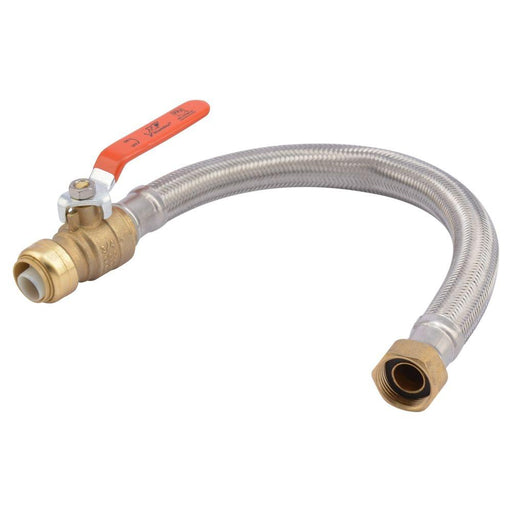 3/4 x 3/4 hot water heater connection system