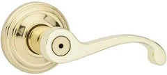 Polished Brass Tustin Privacy Door Lever
