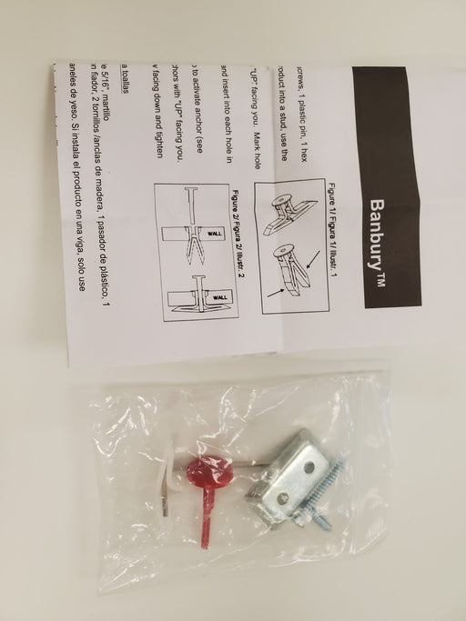 Moen Banbury Hardware Kit for Robe Hook and Towel Ring installation