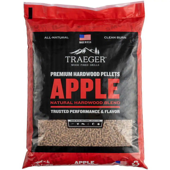 Traeger Apple All-Natural Wood Grilling Pellets (20 lb. Bag)